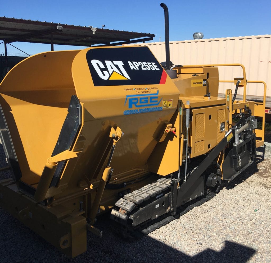 Our New Paver The Cat AP255E RGC General Engineering, Inc.